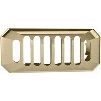 B C Designs BC Designs Victrion Overflow Basin Grill Brushed Gold