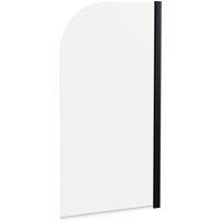 Reversible Round Bath Shower Screen - 1430 x 790mm - Multiple Colours