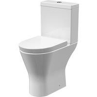 Nuie Freya Comfort Height Rimless Toilet Cistern & Soft Close Seat Bathroom