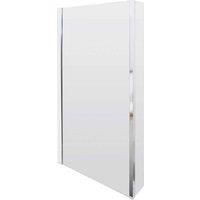 B C Designs BC Designs Fixed L Bath Screen 1400X805 Chrome