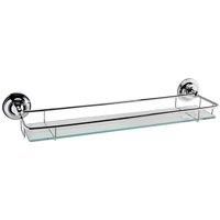 B C Designs BC Designs Victrion Gallery Shelf Chrome, Silver