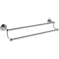 B C Designs BC Designs Victrion Double Towel Rail Chrome