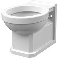 Hudson Reed Carlton Wall Hung Pan - White
