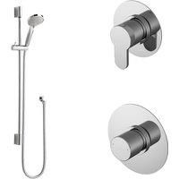Nuie 1 Outlet Bundle Arvan Shower Hose - Chrome