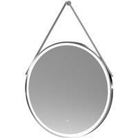 Nuie Salana Round LED Bathroom Mirror with Touch Sensor 800mm Diameter - Chrome