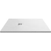 Nuie Slimline Slate Rectangular Shower Tray 1200mm x 900mm - White