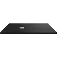 Hudson Reed Rectangular Shower Tray 1700 x 800mm - Black, Black