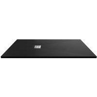 Hudson Reed Rectangular Shower Tray 1700 x 900mm - Black, Black