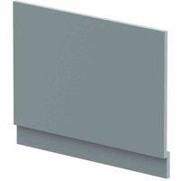 nuie 750mm Bath End Panel & Plinth - Costal Grey, Grey