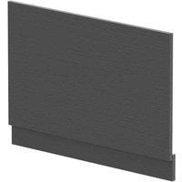 Hudson Reed MPC2213 Juno Modern Bathroom 800mm Straight Bath End Panel, 560 x 780 x 36mm, Graphite Grey