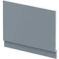 nuie 800mm Bath End Panel & Plinth - Costal Grey, Grey