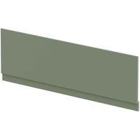 nuie BPR807 Modern Bathroom Straight Bath Front Panel and Plinth, 560 x 1795 x 36mm, Satin Green