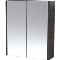 Hudson Reed Juno 600mm Mirror Unit (50/50) - Metallic Slate