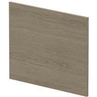 nuie Square Shower Bath End Panel - Solace Oak, Brown
