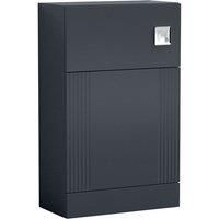 Nuie Deco Back to Wall WC Unit 500mm Wide - Satin Anthracite