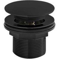 B C Designs BC Designs Push Down Bath Waste 60Mm (unslotted) Black Silk