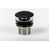 B C Designs BC Designs Push Down Basin Waste (unslotted) Black Silk
