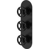 Hudson Reed Industrial Valves Triple Concealed Diverter Shower Valve 28.0 H x 14.5 W x 8.0 D cm
