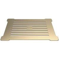 nuie Square Shower Waste Brown Top - Brown/White, Brown