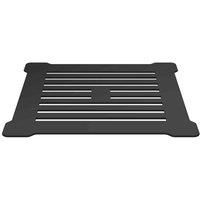nuie Square Shower Waste Black Top - Black, Black
