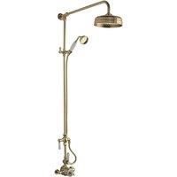 Hudson Reed Wall Mounted Thermostatic Shower Valve & Kit With Handset yellow 124.5 H x 20.0 W cm