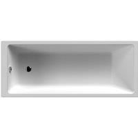 Nuie Minimalist Thin Edge Straight Baths Modern Sanitary Grade Acrylic Bathroom