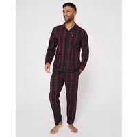 Lyle & Scott Lyle & Scott Julian Checked Flannel Pyjama Set - Red