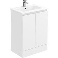 Halite 600Mm White Vanity Unit With Basin