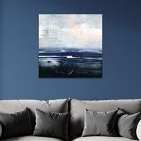 Soozy Barker - Volcanic Coast -  Abstract Canvas Print Wall Art - 2 sizes