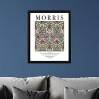 Pyramid International William Morris Snakeshead Framed Art 40X50Cms, Multi