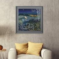The Art Group Over Moonlit Pool By Jo Grundy Framed Art Print