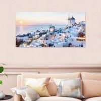 Richard Macneil - Santorini - 50 x 100cm Canvas Print Wall Art WDC93387
