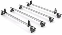 Rhino KammBar Fleet 4 Roof Bars, 4x Load Stops for Relay 06-On, Ducato 06-On, Boxer 06-On, Movano 21-On