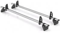 Rhino KammBar Fleet 2 Roof Bars, 4x Load Stops for Deliver 9 20-On