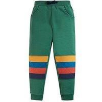 Frugi Boys Switch Kato Knee Patch Joggers - Green