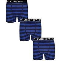 Luke 1977 Niter Soft Cotton 3 Pack Boxers-Black