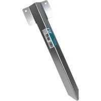 Wickes Straight Railway Sleeper Galvanised Bracket 60x440mm