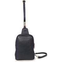Tara Pebbled Italian Leather Crossbody Sling Bag