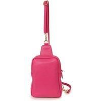 Tara Pebbled Italian Leather Crossbody Sling Bag
