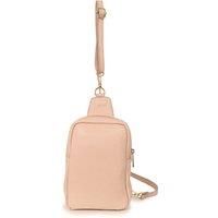 Tara Pebbled Italian Leather Crossbody Sling Bag