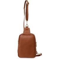 Tara Pebbled Italian Leather Crossbody Sling Bag