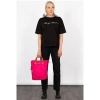 Etre Women's Sutton Top Handle Laptop Backpack - Pink, Nylon/PU in Pink