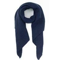 Sarta Women's Evie Heavyweight Asymmetric Scarf - Navy Blue