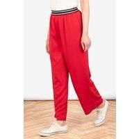Amber Wide Leg Trousers - Red