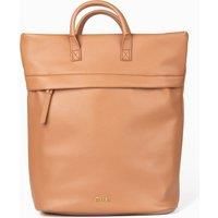 Perrie Top Handle Faux Leather Laptop Backpack