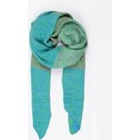Sarta Women's Jana Heavyweight Houndstooth Scarf - Green/Grey in Green