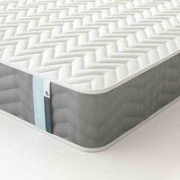 Summerby Sleep Three Zone Memory Foam and Coil Spring Hybrid Mattress , King , 150 x 200cm , White