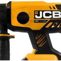 JCB 5 Cordless Power Tool Kit - SDS, Driver, Angle Grinder + More (21-185PK-V3)