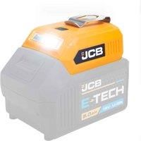 JCB 18USB 18V USB Adaptor 2 x USB Port Battery Charger + LED Light - Bare