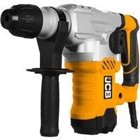 JCB Rotary Hammer Drill 1500w 240v Wired Powerful 4 Modes Drilling, Hammer, Chiselling and Chisel Adjustment, Multi Position and Anti-Vibration Handle with 3 Year Warranty